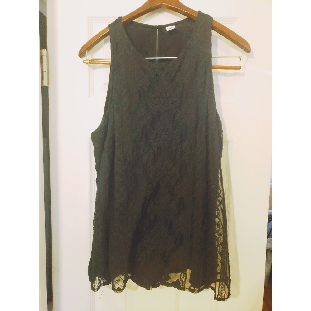 Black Lace Tank